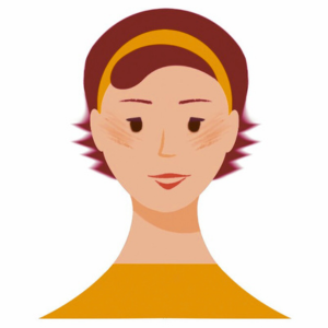 Sensitive Skin Type icon – face outline with alert waves